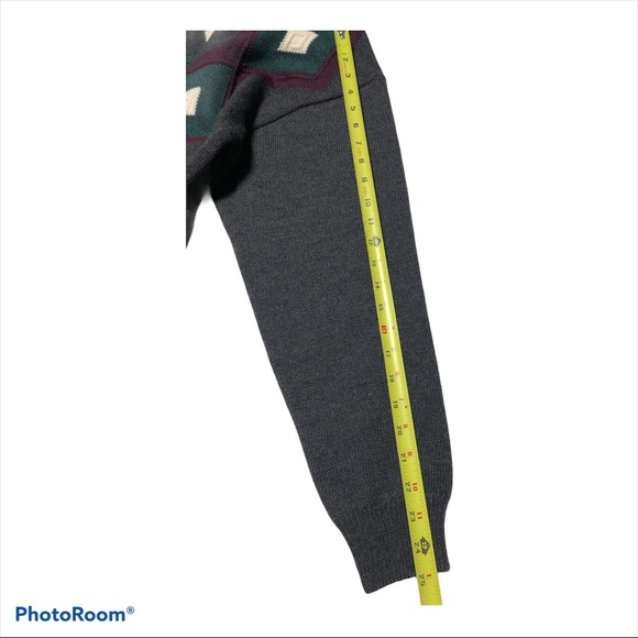 Italian wool vtg sweater dad grandpa hipster - Picture 7 of 8